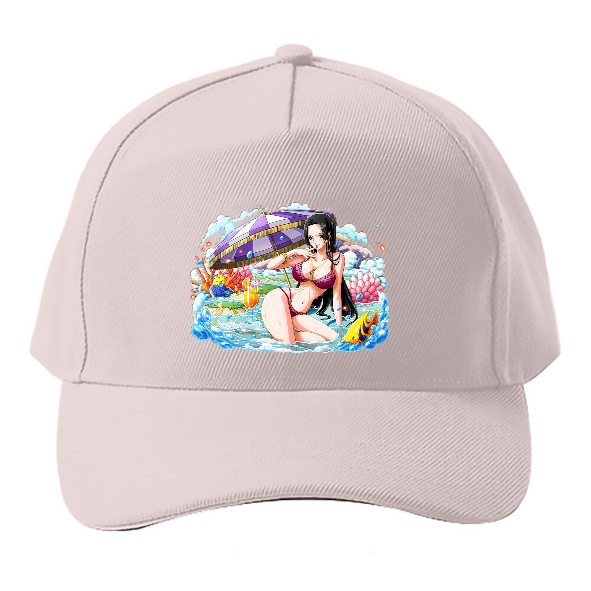 （画像用） ワンピース ボア・ハンコック ONE PIECE Boa·Hancock ベースボールキャップ 綿100％ 男女兼用 帽子 スポーツ